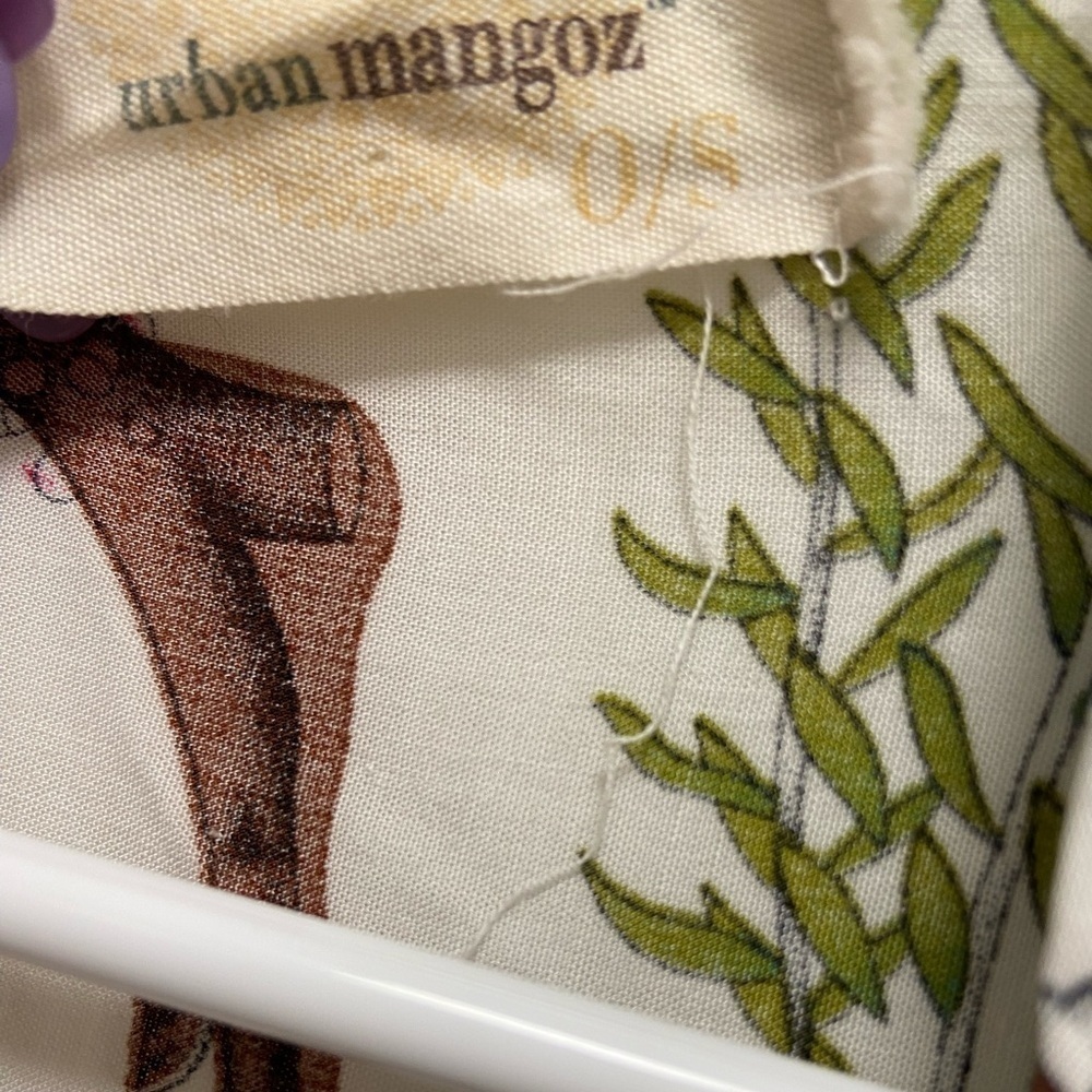 Urban mangoes duster/cover up floral one size - Picture 3 of 4